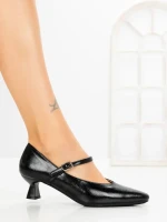 Pantofi cu Toc mic JM269E NEGRO | ANNALISE