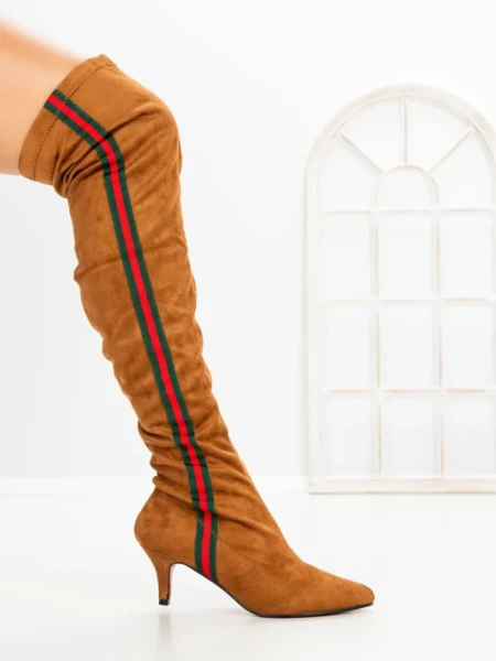 Cizme Dama cu Toc JM2136E CAMEL | ANNALISE