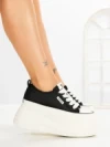 Pantofi Sport Dama cu Platforma 8668-16 BLACK | MEI