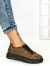 Sneakers Dama 6XJ5 BROWN-LEOPARD | MEI