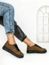 Sneakers Dama 6XJ5 BROWN-LEOPARD | MEI