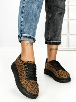 Sneakers Dama 6XJ5 BROWN-LEOPARD | MEI