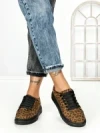 Sneakers Dama 6XJ5 BROWN-LEOPARD | MEI