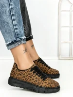 Sneakers Dama 6XJ5 BROWN-LEOPARD | MEI