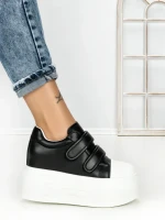 Pantofi Sport Dama cu Platforma 3621-5 BLACK | MEI