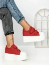 Pantofi Sport Dama cu Platforma 3621-5 RED | MEI