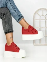 Pantofi Sport Dama cu Platforma 3621-5 RED | MEI