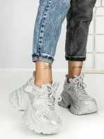 Pantofi Sport Dama cu Platforma 3605-8 GREY | MEI