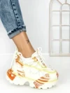 Pantofi Sport Dama cu Platforma 5358-3 YELLOW | MEI
