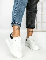 Sneakers Dama 6XJ2 WHITE-BLACK | MEI