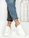 Sneakers Dama 6XJ2 WHITE-BLACK | MEI