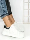 Sneakers Dama 6XJ2 WHITE-BLACK | MEI