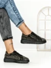 Sneakers Dama 6XJ5 BLACK-GUN | MEI