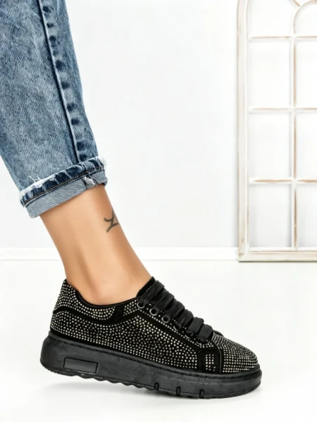 Sneakers Dama 6XJ5 BLACK-GUN | MEI