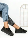 Sneakers Dama 6XJ5 BLACK-GUN | MEI