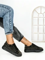 Sneakers Dama 6XJ5 BLACK-GUN | MEI