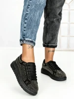 Sneakers Dama 6XJ5 BLACK-GUN | MEI