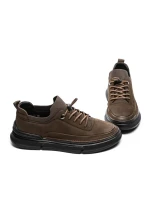 Pantofi Casual Barbati din piele naturala F695 COFFEE | ADVANCER