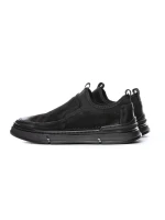 Pantofi Casual Barbati din piele naturala F697 BLACK | ADVANCER