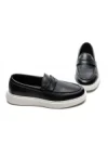 Pantofi Casual Barbati din piele naturala 5390 BLACK | ADVANCER