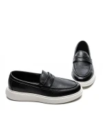 Pantofi Casual Barbati din piele naturala 5390 BLACK | ADVANCER