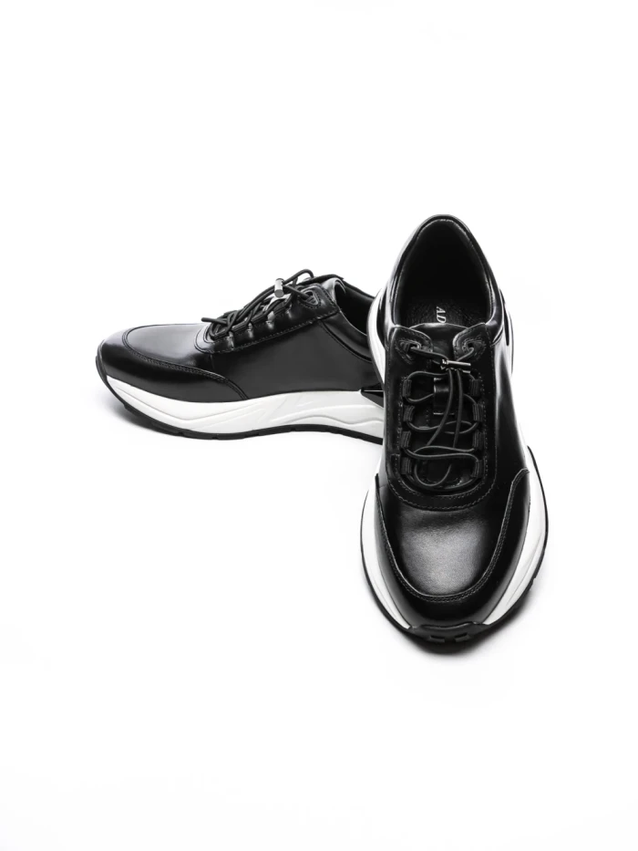 Pantofi Sport Barbati din piele naturala L2412 BLACK | ADVANCER