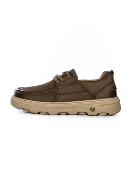 Mocasini Barbati din piele naturala 6801 KHAKI | ADVANCER