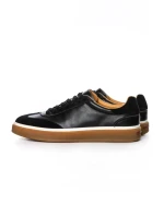 Pantofi Sport Barbati din piele naturala 5376 BLACK | ADVANCER