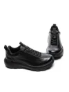 Pantofi Sport Barbati din piele naturala 6700 BLACK | ADVANCER