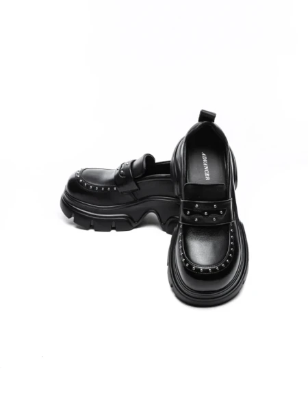 Pantofi Casual Dama din piele naturala 3215 BLACK | ADVANCER