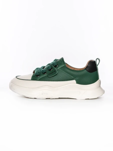 Pantofi Sport Dama din piele naturala BG01 GREEN | GALLOP