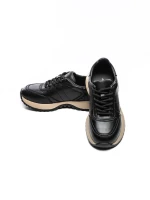 Pantofi Sport Dama din piele naturala 2688 BLACK | ADVANCER