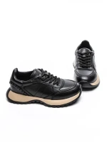 Pantofi Sport Dama din piele naturala 2688 BLACK | ADVANCER