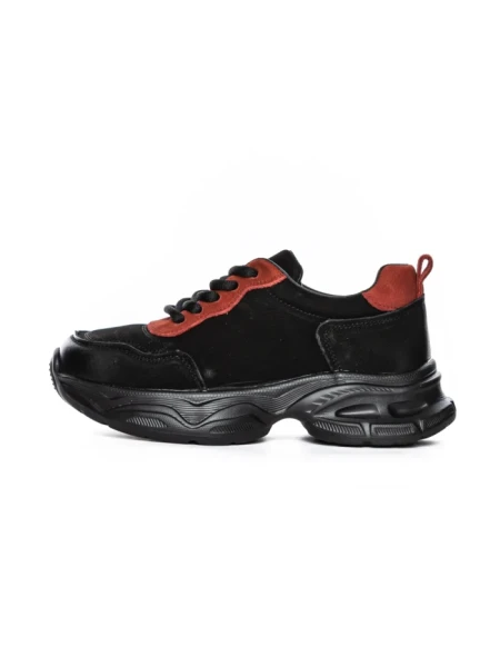 Pantofi Sport Dama din piele naturala 10787 BLACK | FRANCO GERARDO