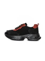 Pantofi Sport Dama din piele naturala 10787 BLACK | FRANCO GERARDO