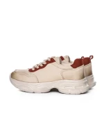 Pantofi Sport Dama din piele naturala 10787 CREAM | FRANCO GERARDO