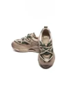 Pantofi Sport Dama din piele naturala 8003 APRICOT-GREEN | FRANCO GERARDO
