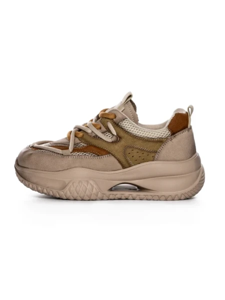 Pantofi Sport Dama din piele naturala 8003 APRICOT-YELLOW | FRANCO GERARDO