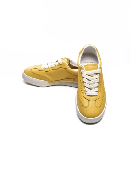 Pantofi Sport Dama din piele naturala 26A32 YELLOW | FRANCO GERARDO