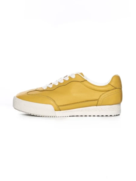 Pantofi Sport Dama din piele naturala 26A32 YELLOW | FRANCO GERARDO