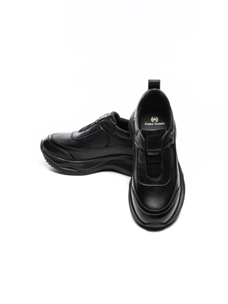 Pantofi Sport Dama din piele naturala 87832-1 BLACK | FRANCO GERARDO