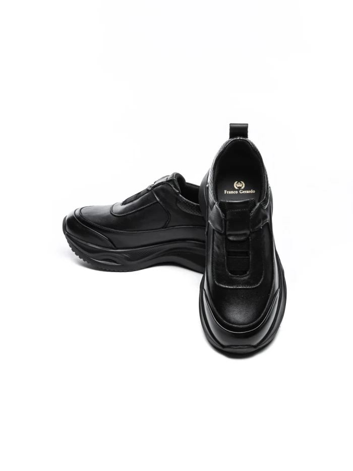 Pantofi Sport Dama din piele naturala 87832-1 BLACK | FRANCO GERARDO