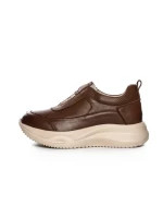 Pantofi Sport Dama din piele naturala 87832-1 BROWN | FRANCO GERARDO