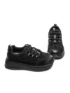 Pantofi Sport Dama din piele naturala A006 BLACK | ADVANCER