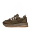 Pantofi Sport Dama din piele naturala A006 KHAKI | ADVANCER