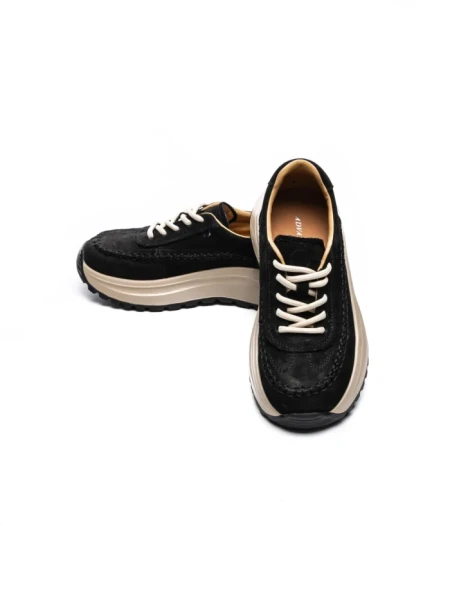 Pantofi Sport Dama din piele naturala 8510 BLACK | ADVANCER