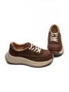 Pantofi Sport Dama din piele naturala 8510 BROWN | ADVANCER