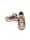 Pantofi Sport Dama din piele naturala 8895-2 CREAM-BROWN | ADVANCER