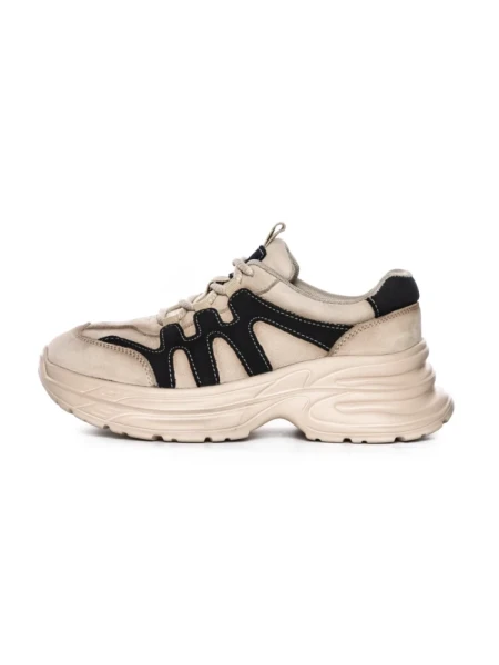 Pantofi Sport Dama din piele naturala 8895-2 CREAM-BLUE | ADVANCER