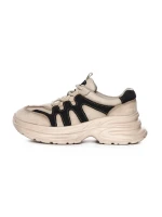 Pantofi Sport Dama din piele naturala 8895-2 CREAM-BLUE | ADVANCER